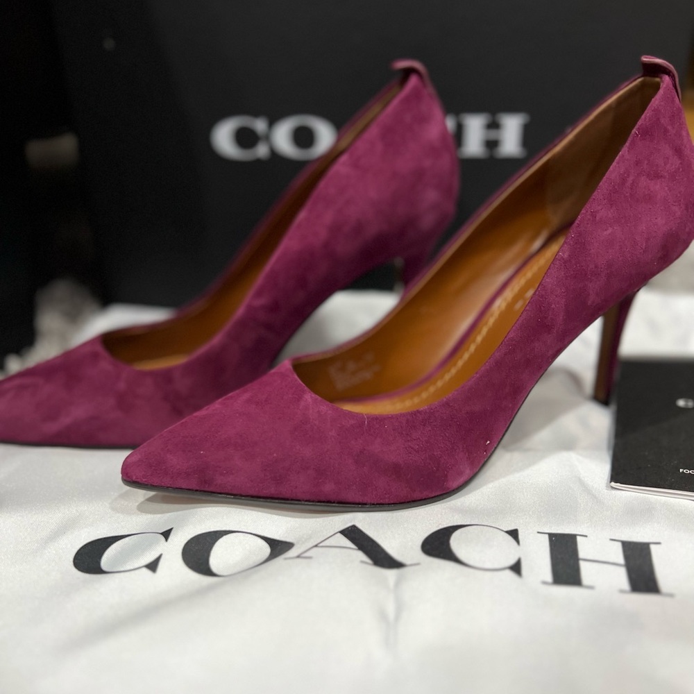 Coach pump Heels used once for pictorial